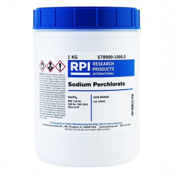 Sodium Perchlorate, ACS Grade, 1 KG